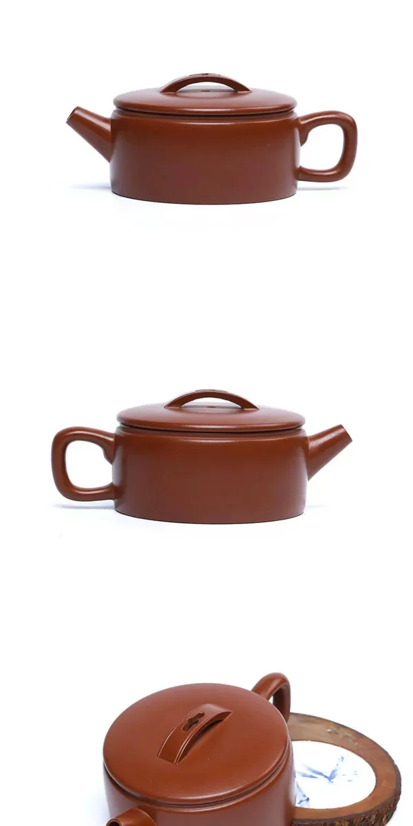 宜兴紫砂壶纯手工功夫茶具一人用紫泥小容量泡茶汉瓦壶套装180ml 详情图 24