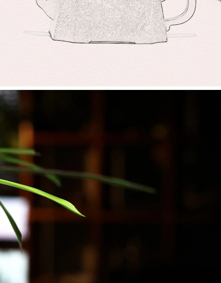 宜兴紫砂壶纯手工四方器绞泥家用泡茶壶单壶原矿紫泥紫砂茶具龙尊 详情图 3