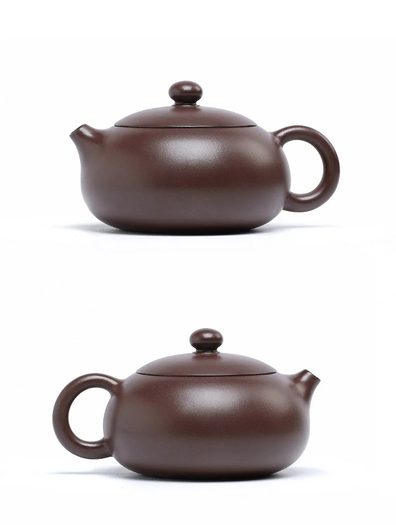 宜兴紫砂壶纯手工家用泡茶套装原矿大红袍功夫茶具扁西施壶210ml 详情图 39