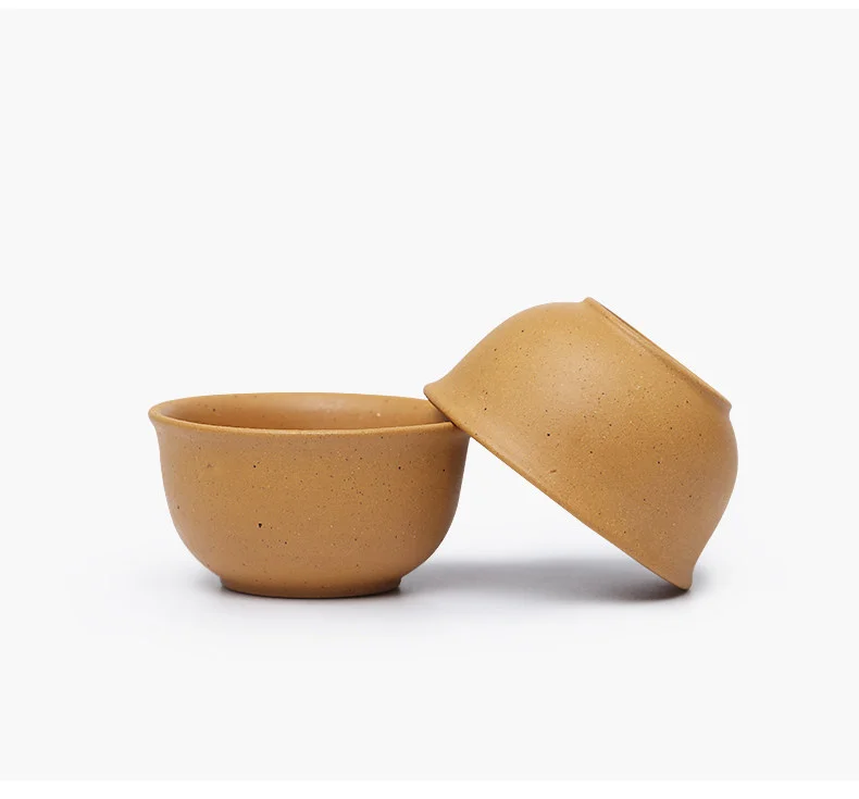 紫砂功夫茶杯个人专用主人杯单杯茶碗单个品茗杯古风茶盏小紫砂杯 详情图 15