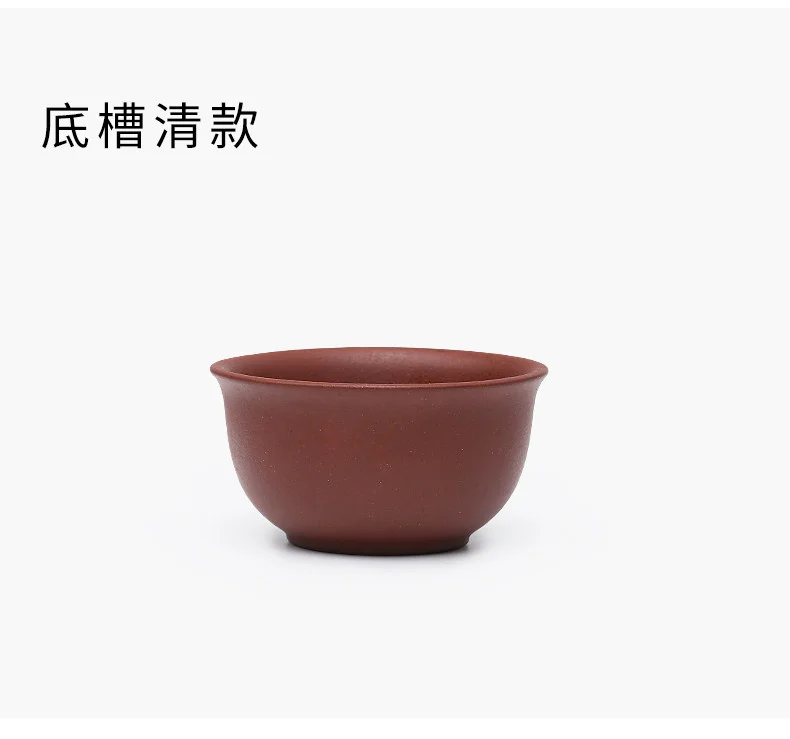 紫砂功夫茶杯个人专用主人杯单杯茶碗单个品茗杯古风茶盏小紫砂杯 详情图 28