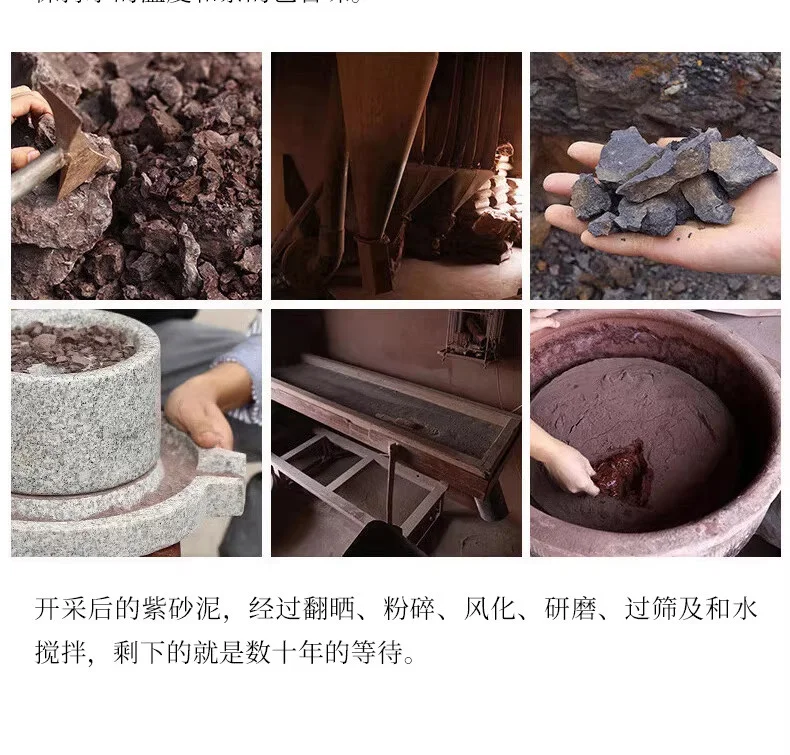 礼品宜兴紫砂壶纯手工茶壶紫砂茶具套装泡茶家用朱泥西施壶220ml 详情图 28