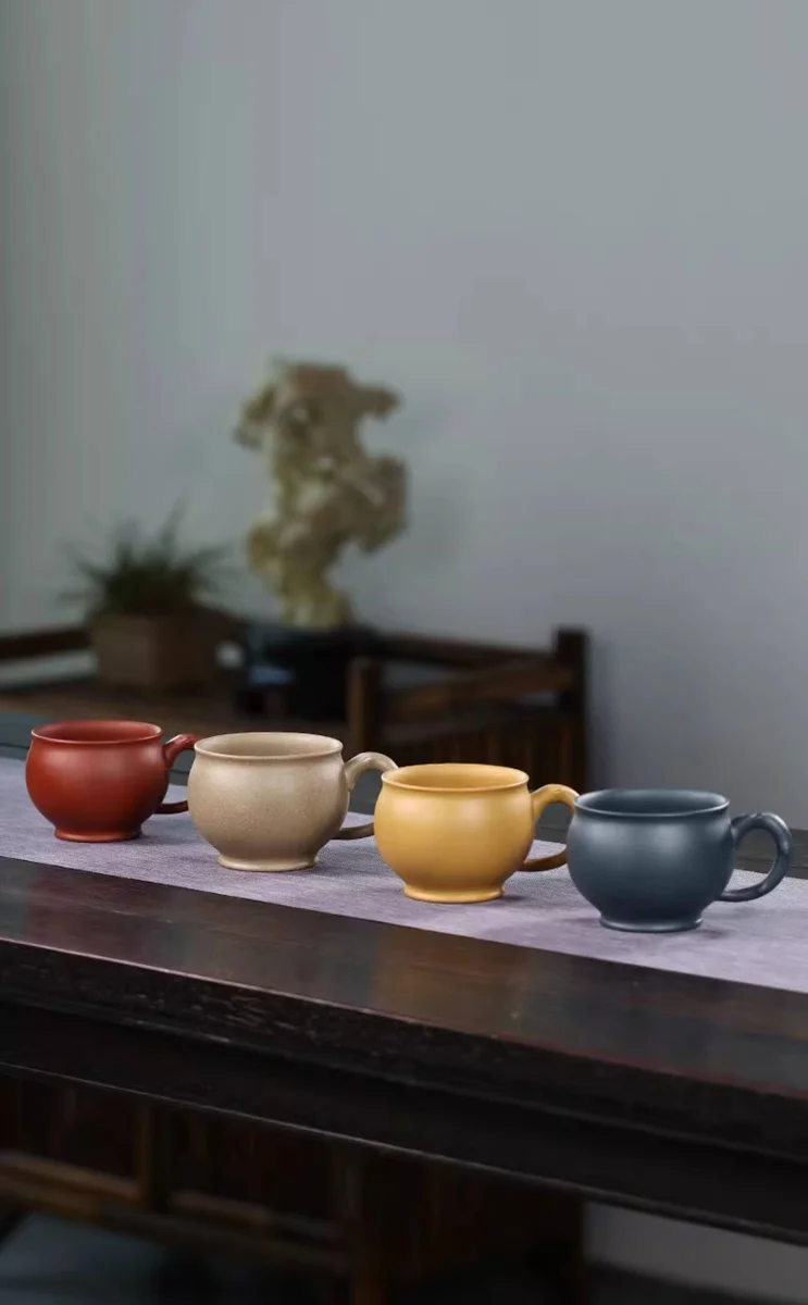 个人专用宜兴紫砂品茗杯功夫茶杯茶盏多种泥料竹节小杯闲叙主人杯 详情图 24
