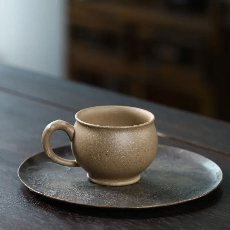 个人专用宜兴紫砂品茗杯功夫茶杯茶盏多种泥料竹节小杯闲叙主人杯 - 5