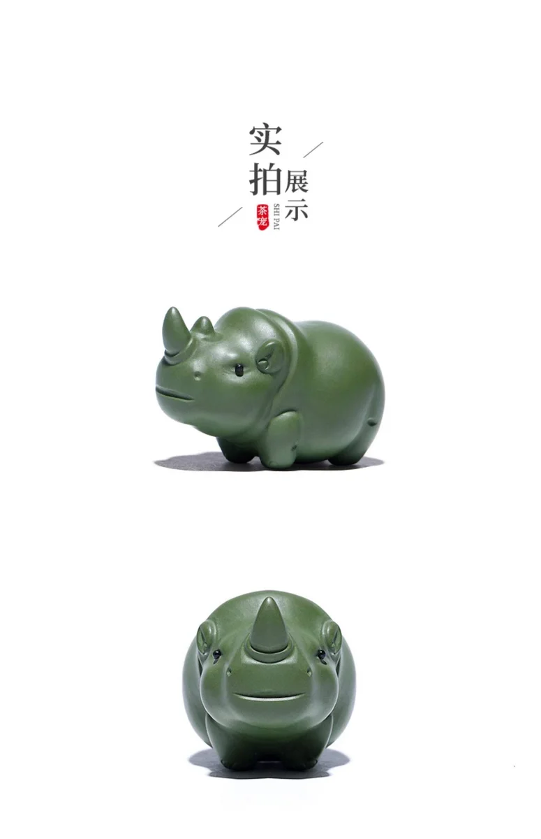 招财紫砂茶宠牛气冲天茶桌小摆件精品可养茶具配件摆设茶台装饰品 详情图 9