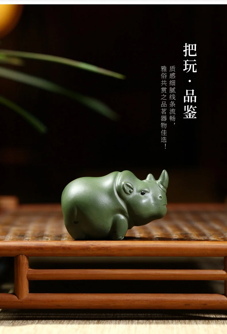 招财紫砂茶宠牛气冲天茶桌小摆件精品可养茶具配件摆设茶台装饰品 详情图 3