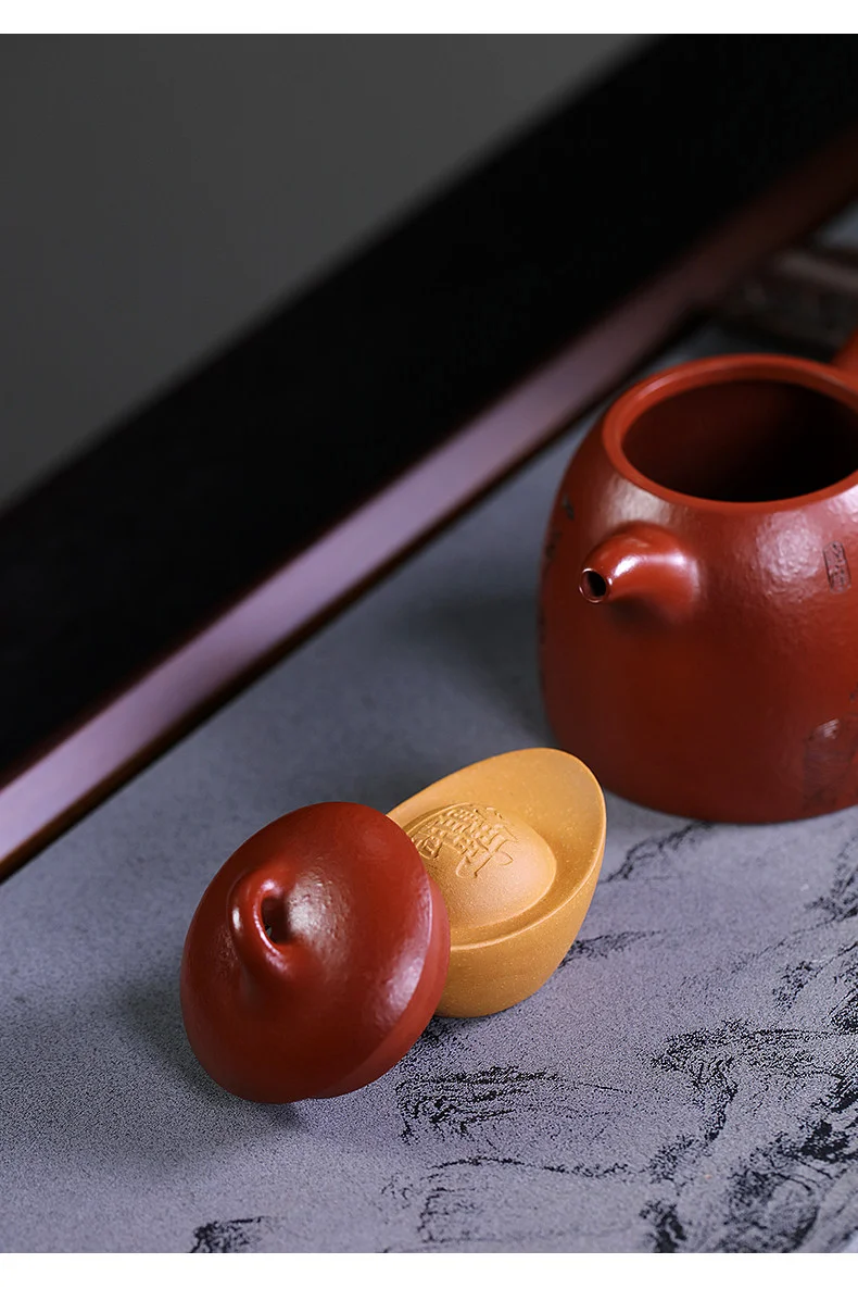 段泥紫砂茶宠茶桌摆件精品可养茶具配件茶台风水摆件茶玩招财元宝 详情图 10