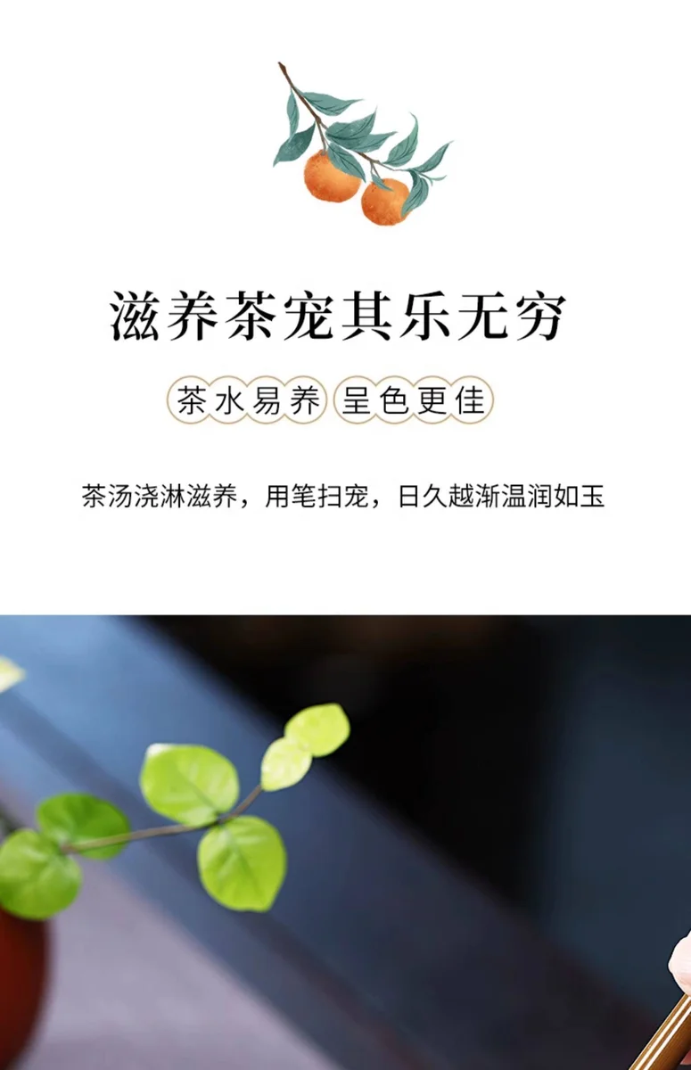 藏壶天下精品可养茶具配件茶桌摆件紫砂变色茶宠桔子茶玩吉祥如意 详情图 15