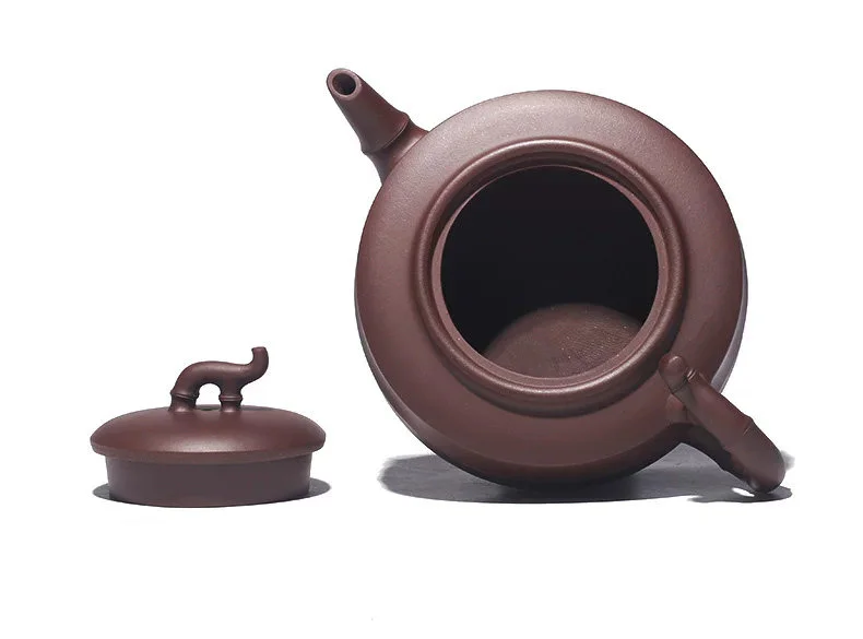 宜兴紫砂壶纯手工竹节壶名家功夫茶具紫泥家用泡茶壶套装步步高升 详情图 15