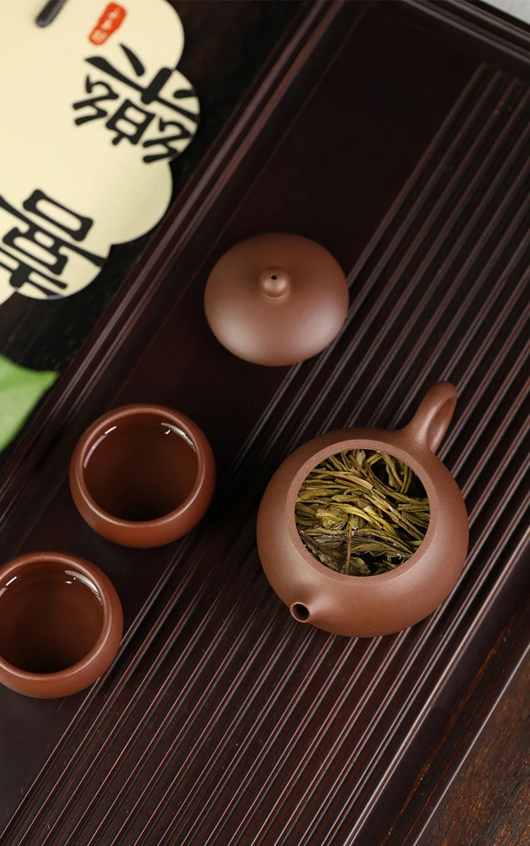 宜兴紫砂壶纯手工功夫茶具套装原矿紫泥一人用家用泡茶壶小西施壶 详情图 13