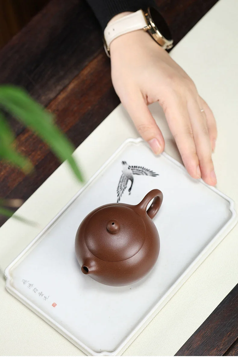 宜兴紫砂壶纯手工功夫茶具套装原矿紫泥一人用家用泡茶壶小西施壶 详情图 17