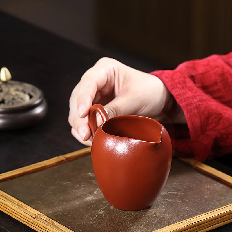 宜兴紫砂公道杯茶具配件公杯分茶器加厚耐热功道茶杯美人肩公道杯 - 5