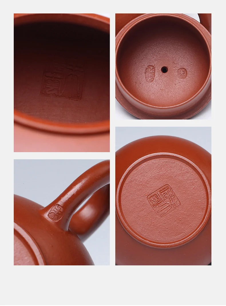 小容量宜兴紫砂壶纯手工功夫茶具原矿小煤窑朱泥小品泡茶壶水平壶 详情图 13