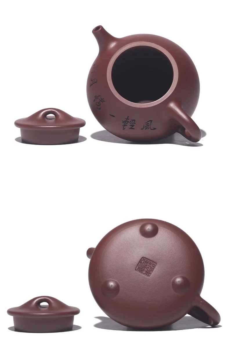 宜兴名家紫砂壶纯手工小茶壶单人家用茶具原矿底槽清景舟石瓢单壶 详情图 15