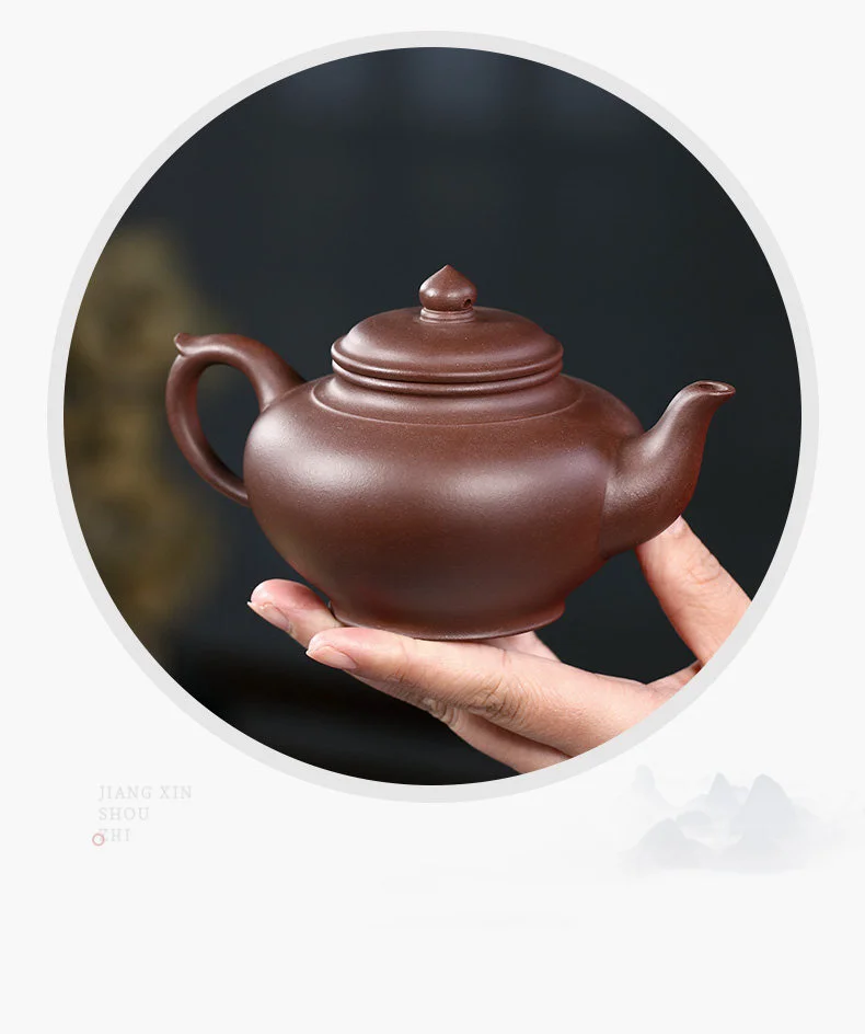 藏壶天下宜兴紫砂壶纯手工家用泡茶壶原矿紫砂茶具单壶紫泥笑樱壶 详情图 14
