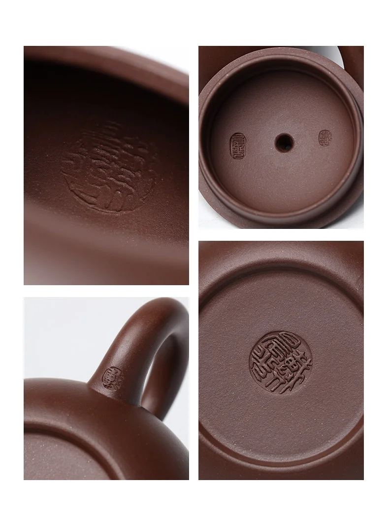 戴晨光宜兴纯手工紫砂壶原矿老紫泥紫砂茶具家用泡茶西施壶220ml 详情图 23