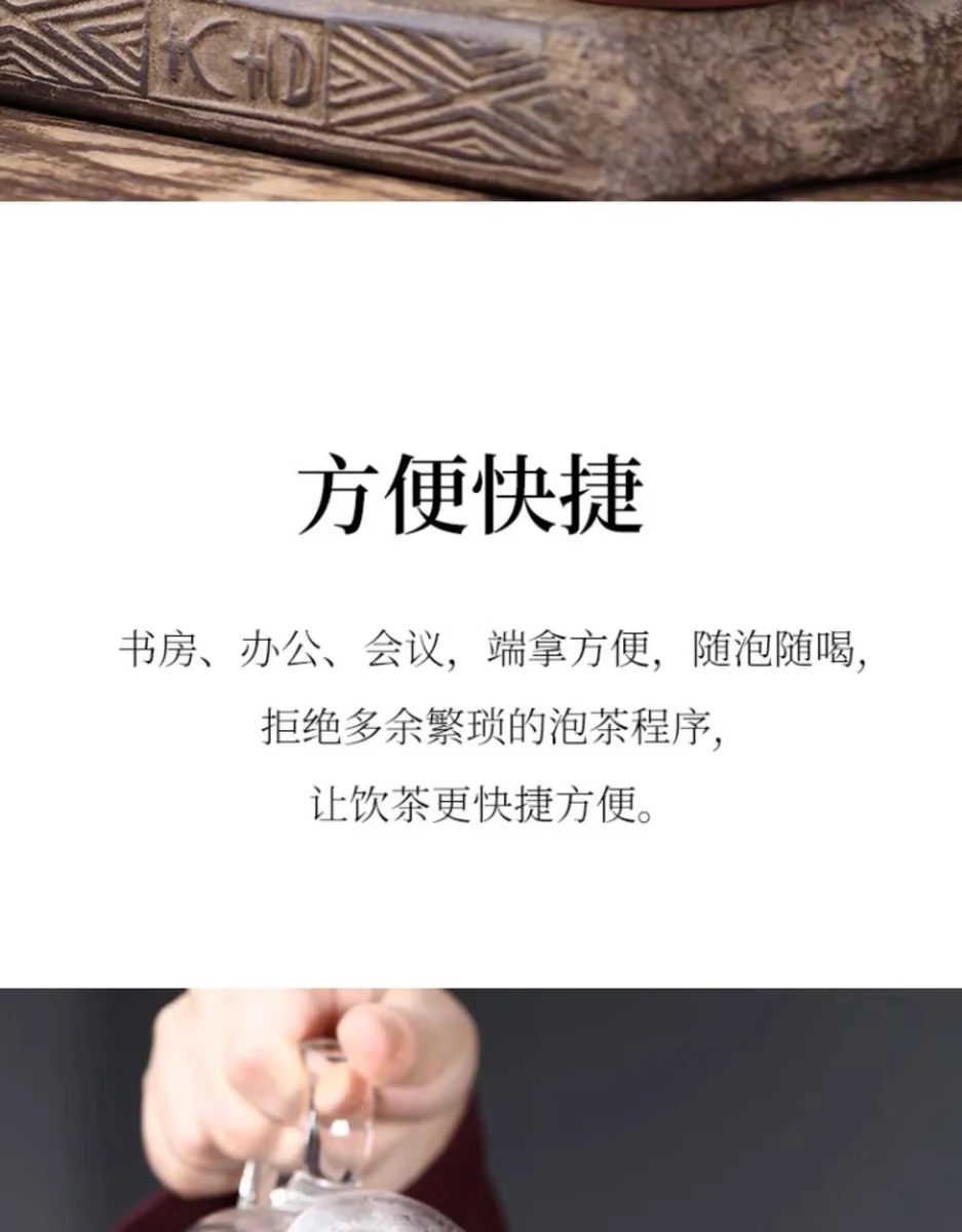 宜兴紫砂杯纯手工仿生泡茶杯带盖个人专用办公杯茶具紫泥金瓜盖杯 详情图 8