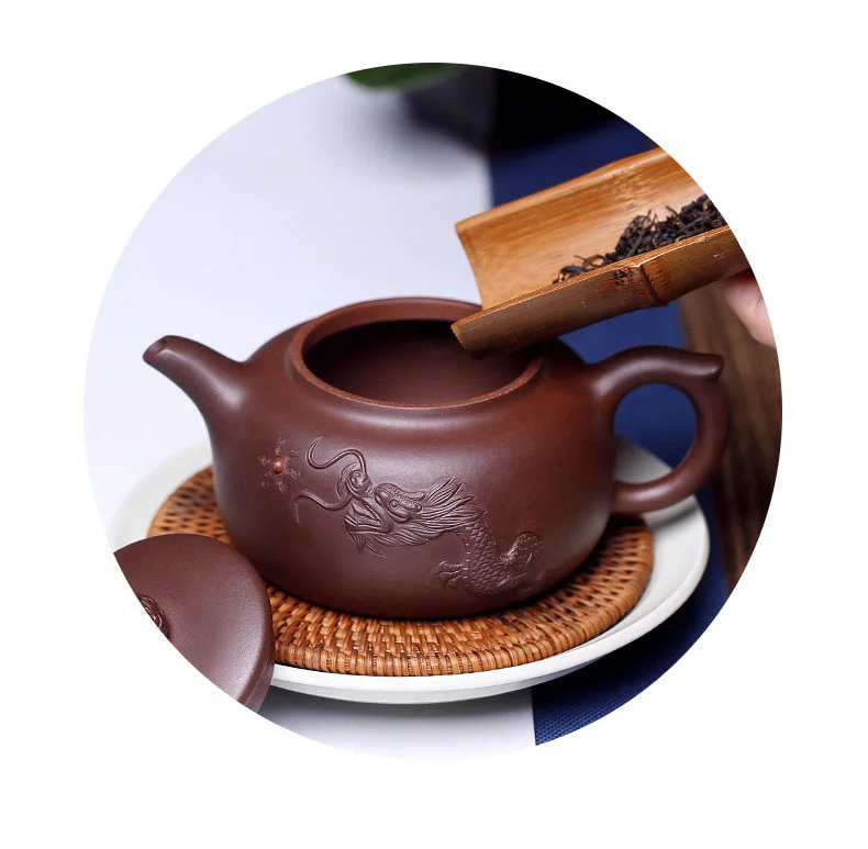宜兴名家紫砂壶原矿老紫泥纯手工普洱茶壶单壶家用功夫茶具泡茶壶 详情图 10