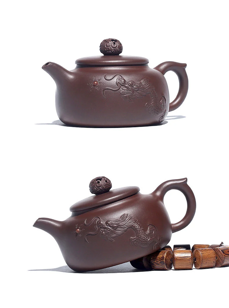 宜兴名家紫砂壶原矿老紫泥纯手工普洱茶壶单壶家用功夫茶具泡茶壶 详情图 16