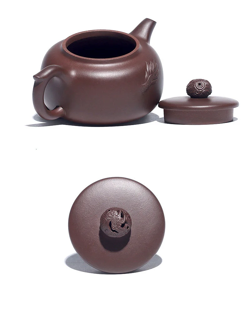宜兴名家紫砂壶原矿老紫泥纯手工普洱茶壶单壶家用功夫茶具泡茶壶 详情图 17
