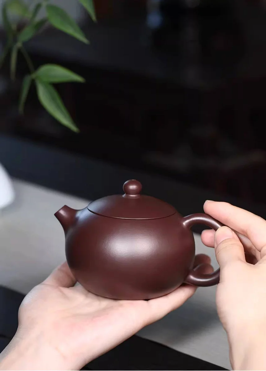 藏壶天下宜兴紫砂壶纯手工紫砂茶具单壶原矿紫茄泥家用泡茶壶西施 详情图 8