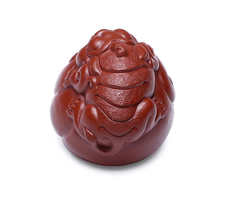 藏壶天下紫砂茶宠全手工摆件精品可养茶台茶玩创意手把件财源滚滚 详情图 20