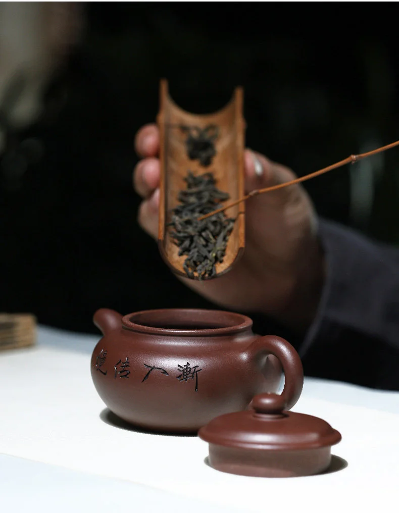 宜兴紫砂壶纯手工小容量功夫茶具原矿紫泥泡茶壶单壶渐入佳境仿古 详情图 16