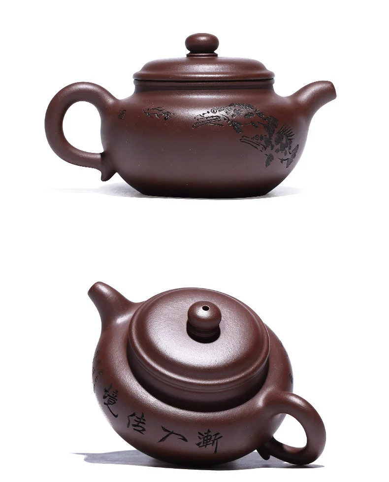 宜兴紫砂壶纯手工小容量功夫茶具原矿紫泥泡茶壶单壶渐入佳境仿古 详情图 21