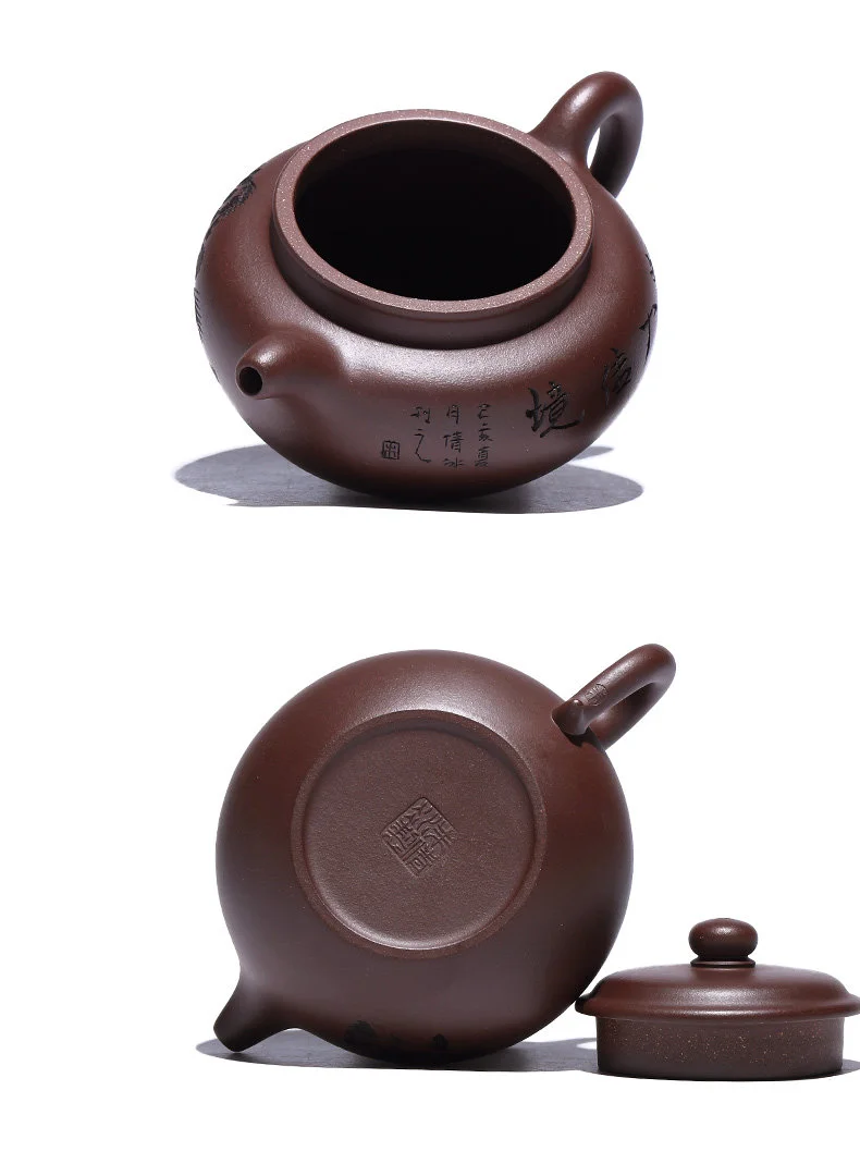 宜兴紫砂壶纯手工小容量功夫茶具原矿紫泥泡茶壶单壶渐入佳境仿古 详情图 22
