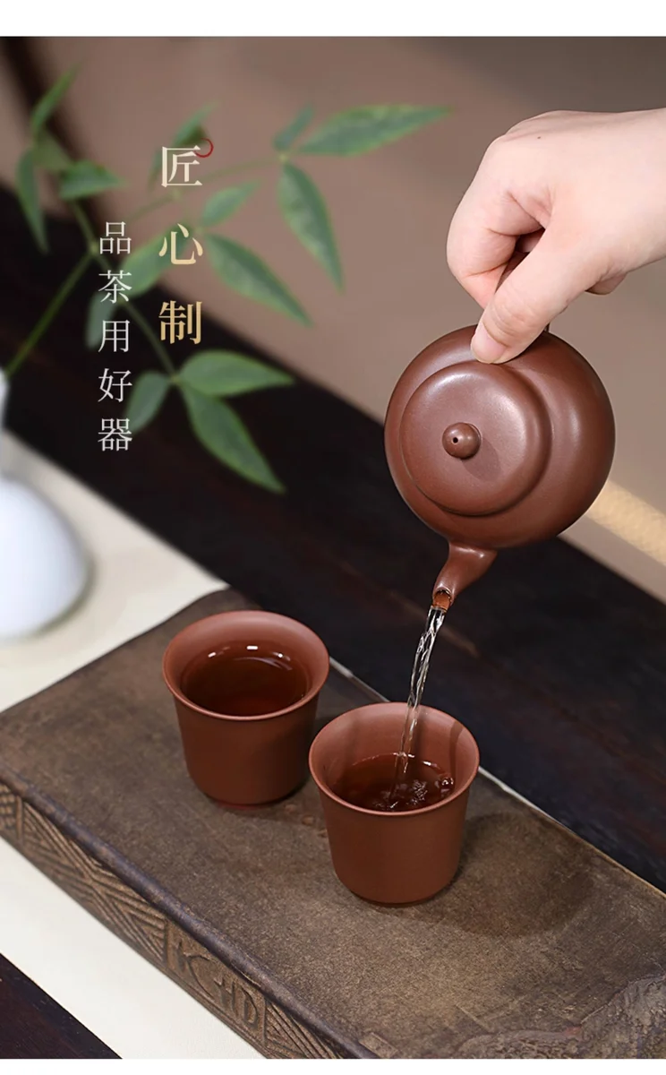 紫砂功夫茶杯个人专用主人杯原矿紫泥手工茶盏茶碗茶道闻香品茗杯 详情图 4