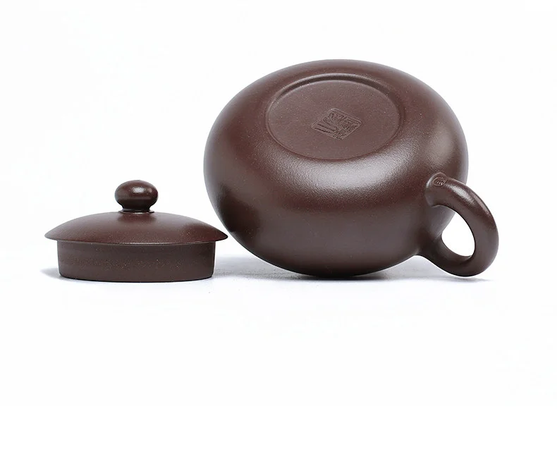 藏壶天下宜兴紫砂壶纯手工紫砂茶具原矿紫茄泥家用泡茶壶扁西施壶 详情图 21