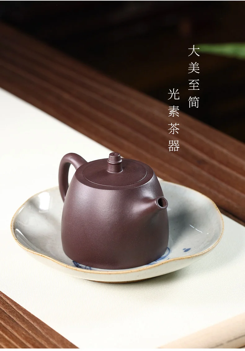 藏壶天下宜兴紫砂壶纯手工茶壶泡茶家用单壶原矿紫泥功夫茶具汉铎 详情图 11