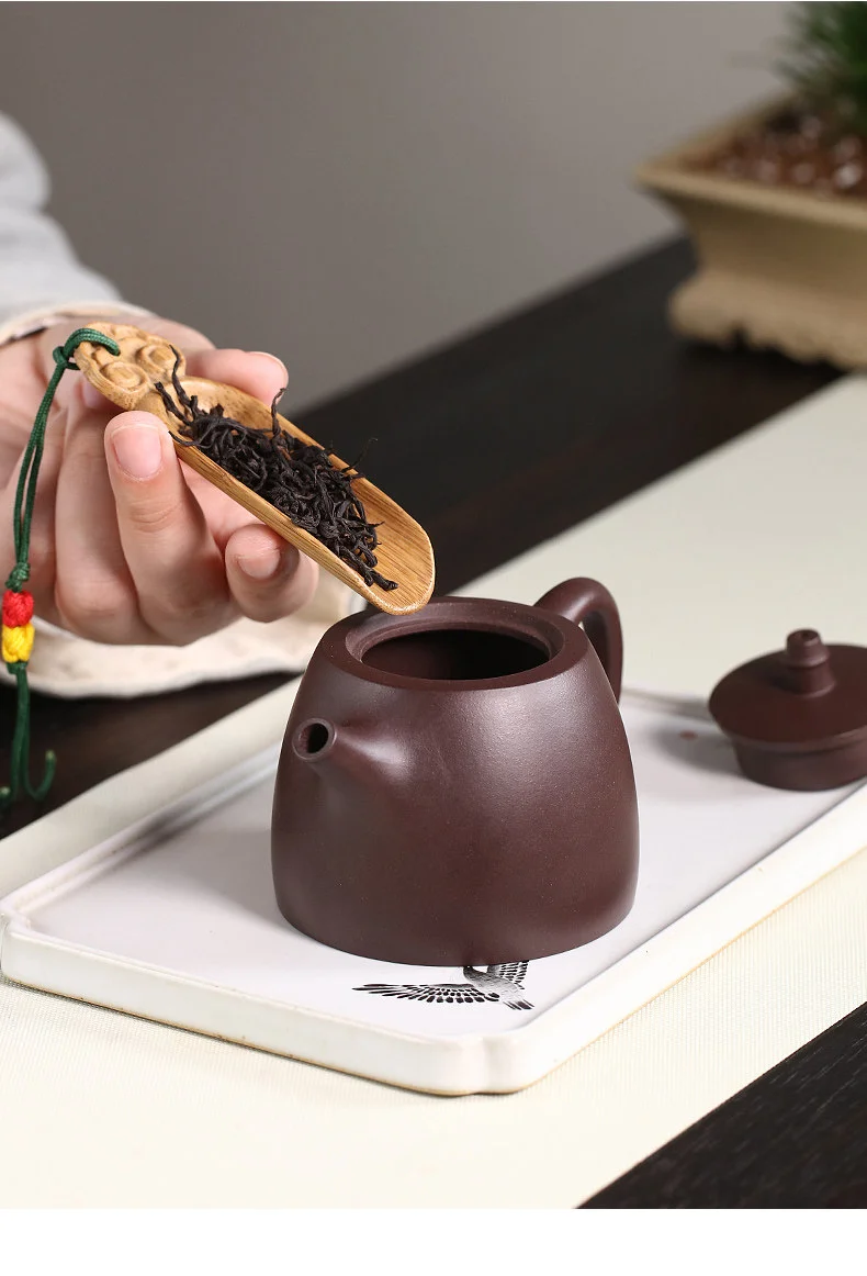 藏壶天下宜兴紫砂壶纯手工茶壶泡茶家用单壶原矿紫泥功夫茶具汉铎 详情图 17