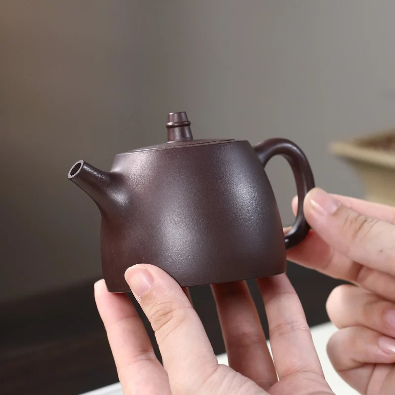 藏壶天下宜兴紫砂壶纯手工茶壶泡茶家用单壶原矿紫泥功夫茶具汉铎 - 5