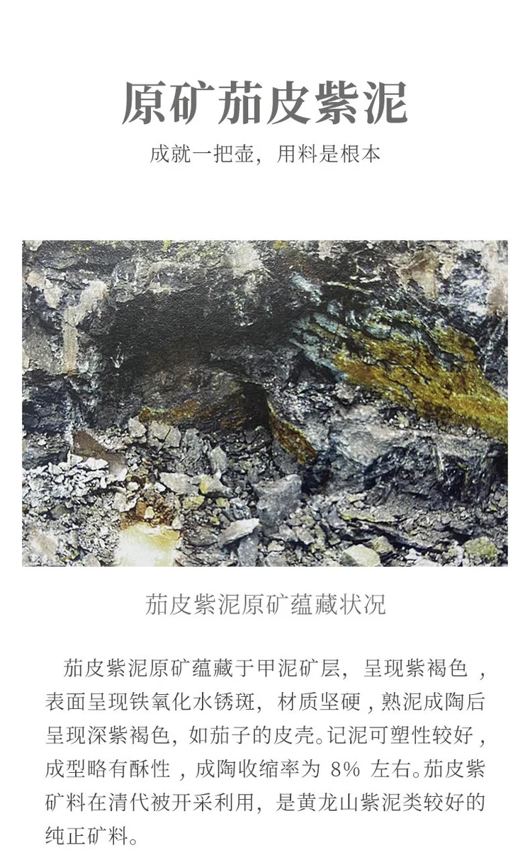 宜兴紫砂壶纯手工小容量家用功夫茶具原矿紫茄泥一人用泡茶壶龙蛋 详情图 14