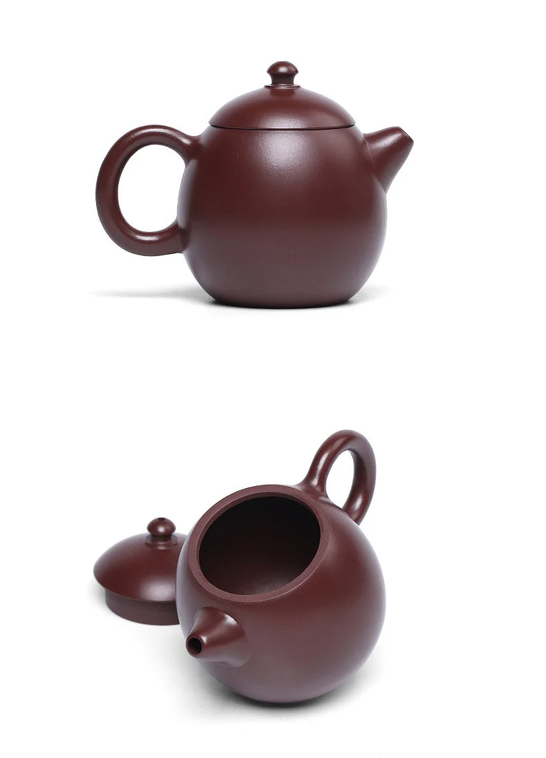 宜兴紫砂壶纯手工小容量家用功夫茶具原矿紫茄泥一人用泡茶壶龙蛋 详情图 22