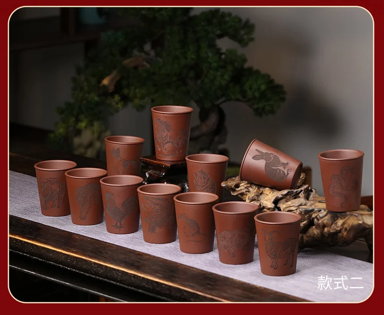 原矿紫泥宜兴紫砂壶套装纯手工茶壶单壶大容量家用泡茶茶具生肖壶 详情图 2