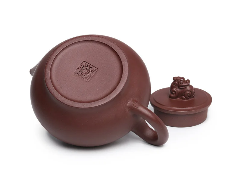 藏壶天下纯手工宜兴紫砂壶茶具泡茶壶原矿紫泥紫砂茶壶单壶水平壶 详情图 13