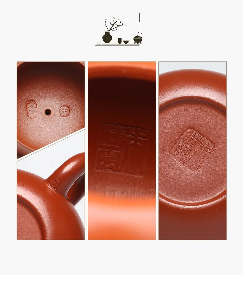 小容量宜兴紫砂壶纯手工功夫茶具原矿小煤窑朱泥小品泡茶壶西施壶 详情图 7