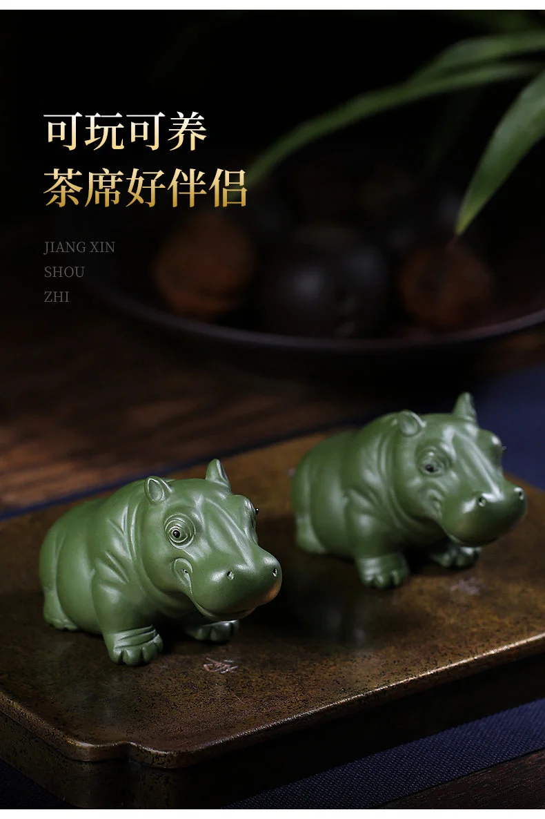 紫砂茶宠牛气冲天招财茶桌小摆件精品可养茶台装饰品茶具配件摆设 详情图 3
