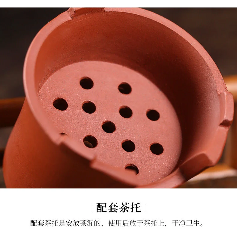 藏壶天下宜兴紫砂茶漏原矿茶滤紫砂功夫茶具滤茶器过滤网茶道配件 详情图 7