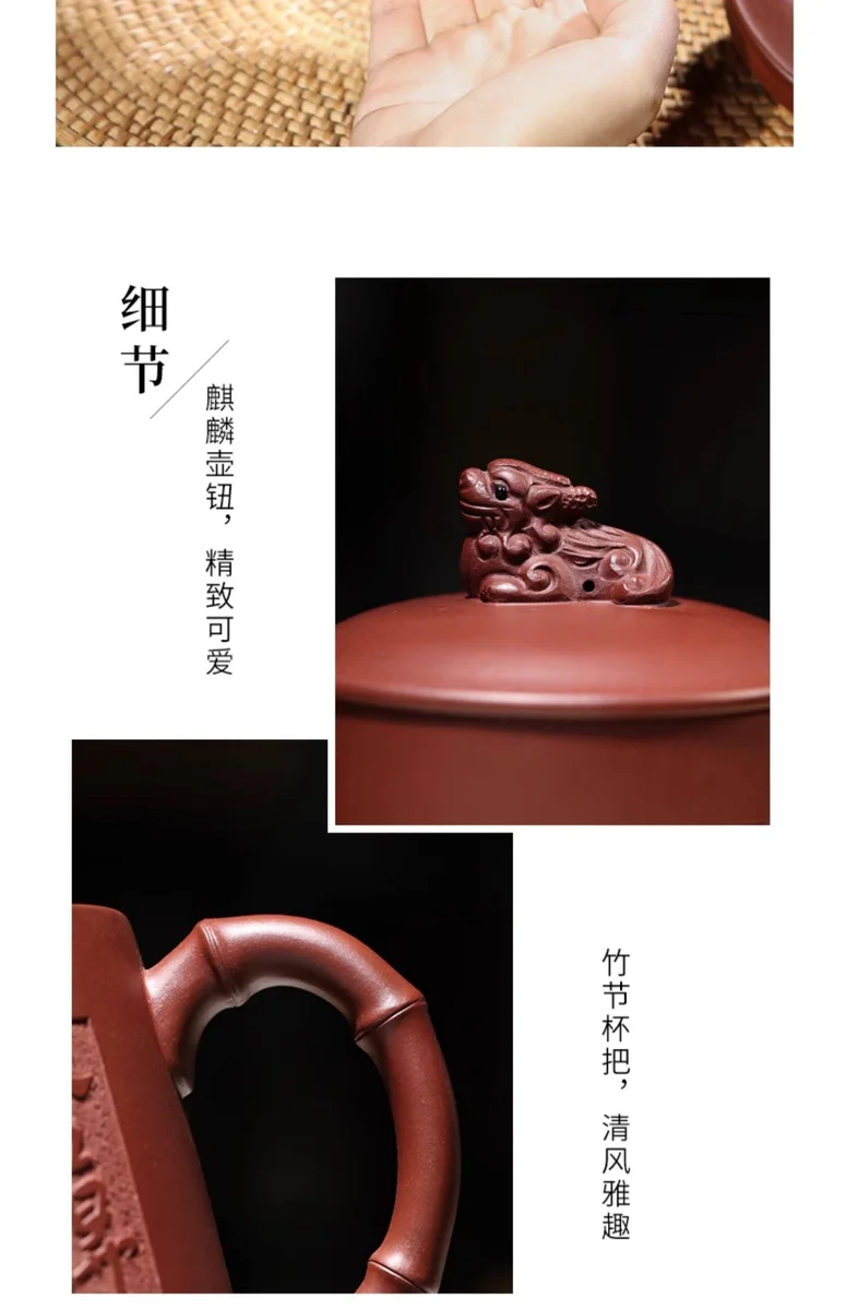 藏壶天下宜兴原矿底槽清紫砂杯纯手工刻绘男士办公盖杯舍得茶杯 详情图 12