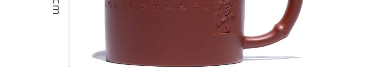 藏壶天下宜兴原矿底槽清紫砂杯纯手工刻绘男士办公盖杯舍得茶杯 详情图 5