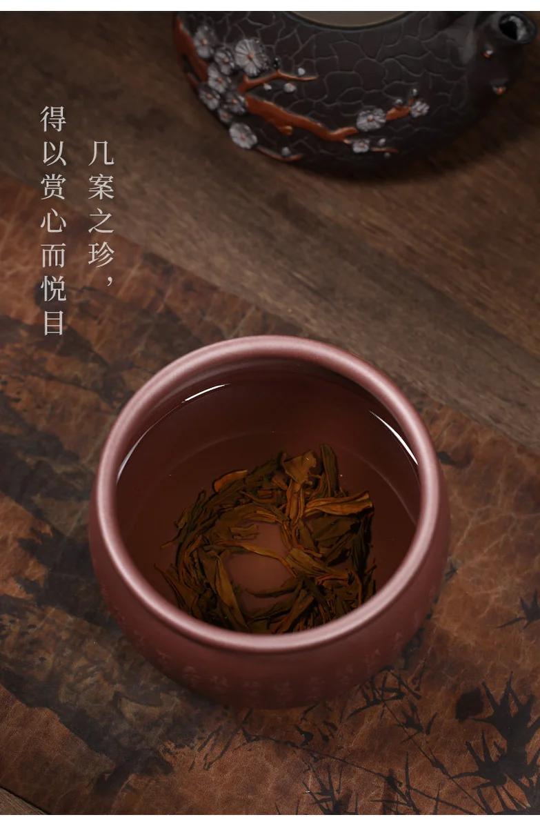 中号紫砂茶洗禅意功夫茶具配件洗茶缸水盂茶渣缸笔洗器家用洗杯碗 详情图 16