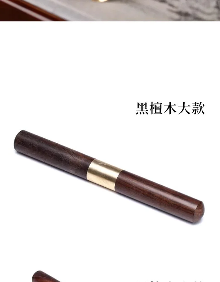 藏壶天下普洱茶饼茶刀分解茶具茶道配件工具黑檀木手工茶锥茶刀 详情图 17
