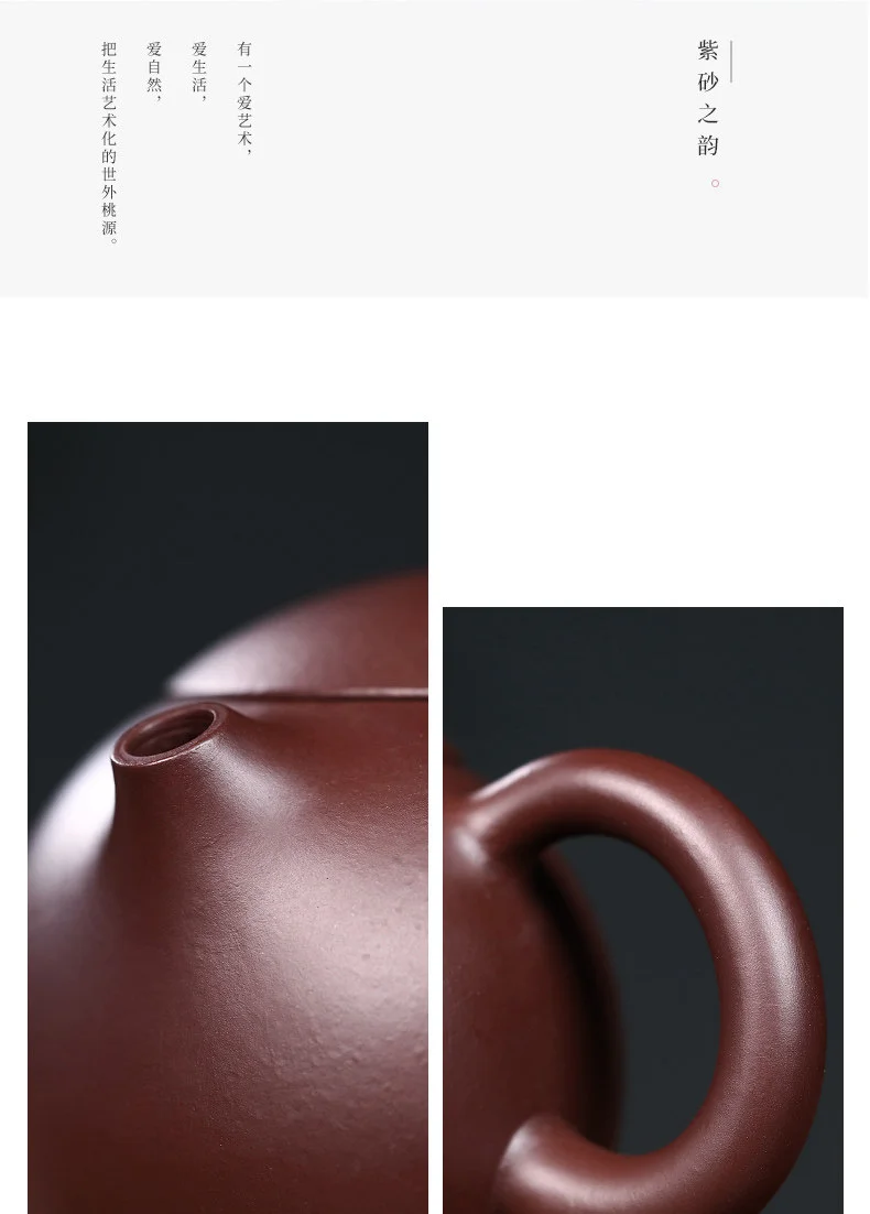 宜兴紫砂壶纯手工家用泡茶小西施壶原矿紫茄泥一人用小品功夫茶具 详情图 9