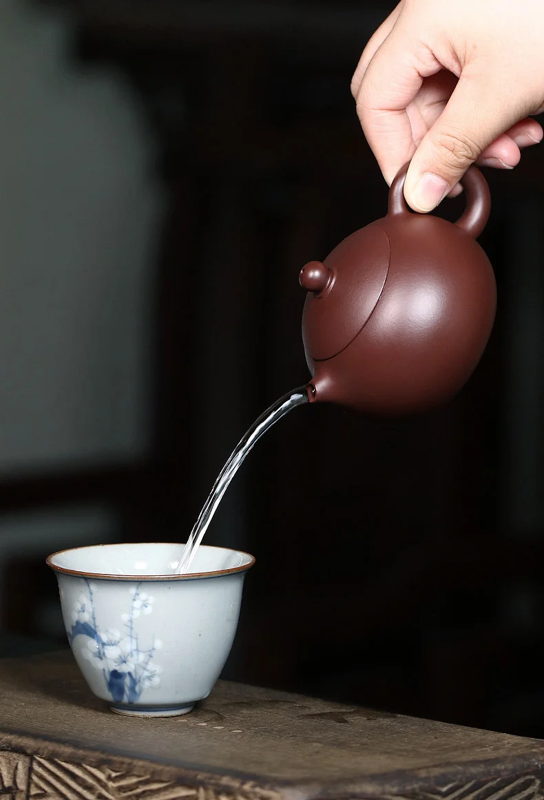 宜兴紫砂壶纯手工家用泡茶小西施壶原矿紫茄泥一人用小品功夫茶具 详情图 13
