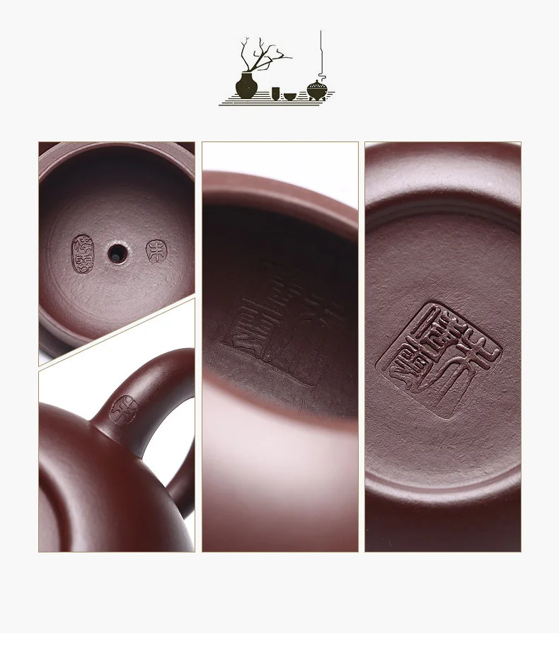 宜兴紫砂壶纯手工家用泡茶小西施壶原矿紫茄泥一人用小品功夫茶具 详情图 7