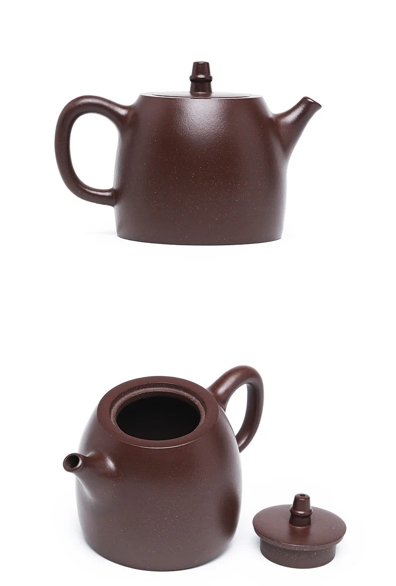 藏壶天下宜兴紫砂壶纯手工家用紫砂茶具老紫泥小容量泡茶壶汉铎壶 详情图 17