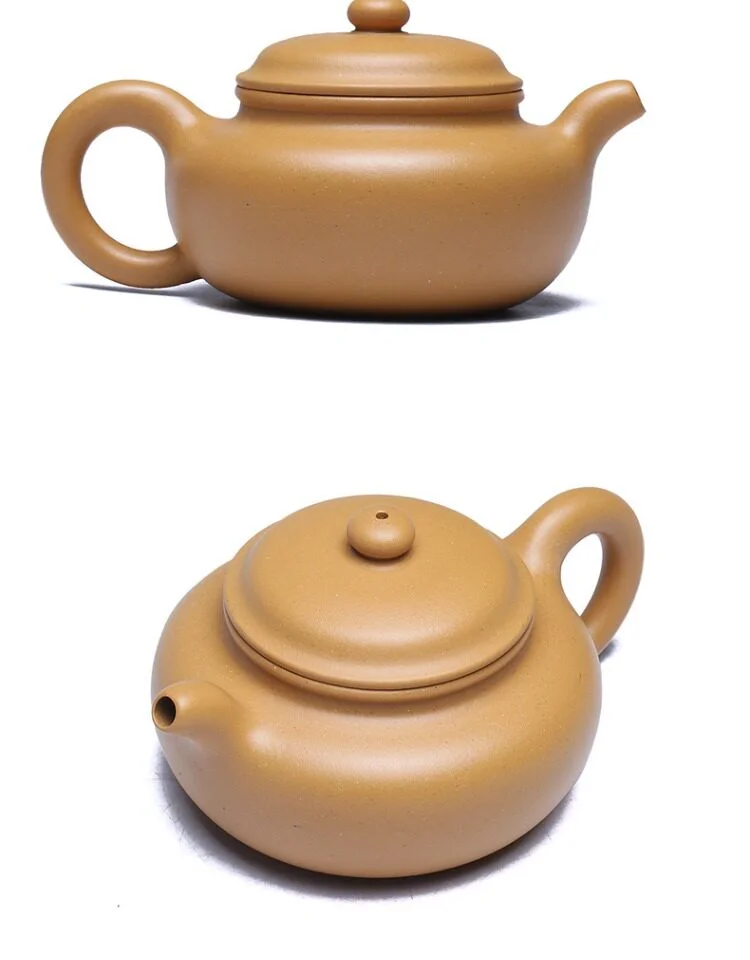 藏壶天下原矿黄金段泥宜兴紫砂壶纯手工泡茶壶单人家用茶具仿古壶 详情图 15